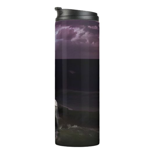 Ghost bij Zee - olieverfschilderij Thermosbeker (Geroteerd rechts)