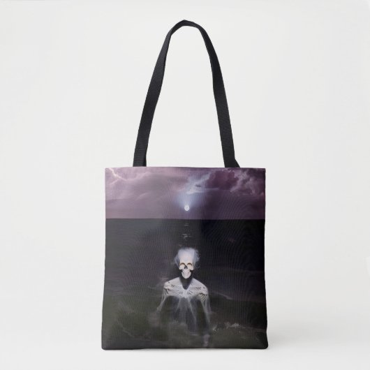 Ghost bij Zee - olieverfschilderij Tote Bag (Voorkant)