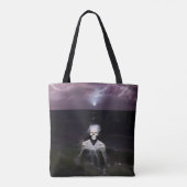 Ghost bij Zee - olieverfschilderij Tote Bag (Achterkant)