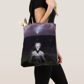 Ghost bij Zee - olieverfschilderij Tote Bag (Dichtbij)