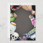 Ghost Birthday Haunted House Halloween Spooky Kaart (Achterkant)