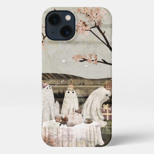 Ghost Birthday Phone Case iPhone Hoesje (Achterkant)