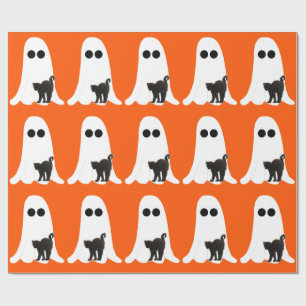 Ghost Black Cat inpakpapier