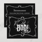 Ghost Boo Aankondiging (Voorkant / Achterkant)