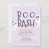 Ghost, Boo Bash Halloween Uitnodiging (Voorkant)