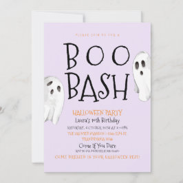 Ghost, Boo Bash Halloween Uitnodiging