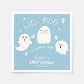 Ghost Boo Blue Boy Halloween Baby shower Servet (Voorkant)