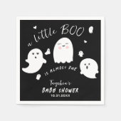Ghost Boo Gender Neutraal Halloween Baby shower Servet (Voorkant)