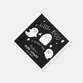 Ghost Boo Gender Neutraal Halloween Baby shower Servet (Hoek)