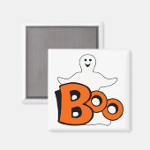 Ghost Boo glimlachen Magneet (Voorkant / Achterkant)