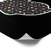 Ghost Boo Grim Reaper pomkin Pattern Easy Hwe Poster (Hoek)