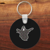 Ghost Boo Grim Reaper pomkin Pattern Easy Hwe Sleutelhanger (Voorkant)