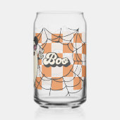 Ghost Boo Halloween Mok, Herfst Halloween Gift Blikvorm Glas (Achterkant)
