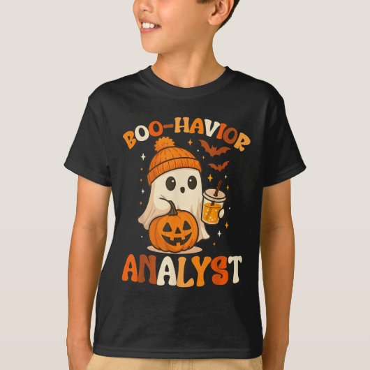 Ghost Boo Havior Yst Funny Halloween Behavior Ther T-shirt (Voorkant)