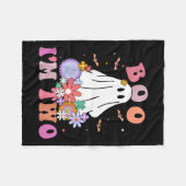 Ghost Boo Ik ben twee jaar 2e verjaardag Kinder Ha Fleece Deken (Voorkant (Horizontaal))