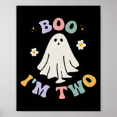 Ghost Boo Ik ben twee jaar Kinder Halloween G Poster (Voorkant)