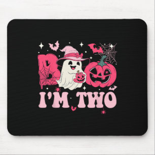 Ghost Boo Ik ben twee Kinder Halloween Groo voor d Muismat