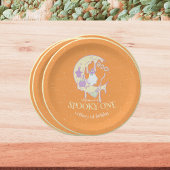 Ghost Boo Moon Spooky One Boy Halloween Verjaardag Papieren Bordje