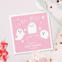 Ghost Boo Roze Meisje Halloween Baby shower