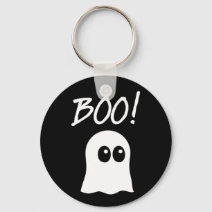 Ghost Boo, schattig spookontwerp Sleutelhanger