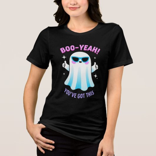 GHOST, BOO Tri-Blend SHIRT (Voorkant)