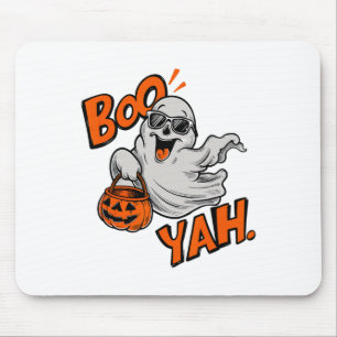 Ghost Boo Yah Funny Halloween Shirt Spooky Booyah Muismat
