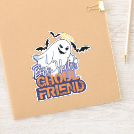 Ghost Boo Yah Ghoul Friend ID847 Sticker