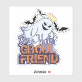 Ghost Boo Yah Ghoul Friend ID847 Sticker (Vel)