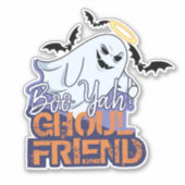 Ghost Boo Yah Ghoul Friend ID847 Sticker (Voorkant)