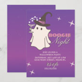Ghost Boogie Nights Halloween-feest Aankondiging (Voorkant / Achterkant)