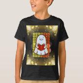 Ghost Book Boeken Grappig Halloween T-shirt (Voorkant)