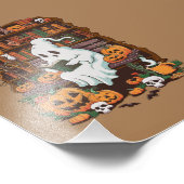 Ghost Book Reader Leesliefhebber Cadeaulezer Foto Afdruk (Hoek)