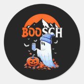 Ghost Boosch Beer Halloween  Ronde Sticker (Voorkant)