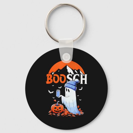 Ghost Boosch Beer Halloween Sleutelhanger (Voorkant)