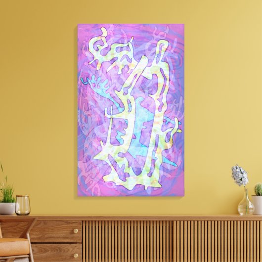 Ghost-Botten Canvas Afdruk (Insitu (Woonkamer))