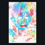 GHOST BOY FOTO AFDRUK<br><div class="desc">A colorful and surreal abstract depiction of a young ghost,  formed within the colors.</div>