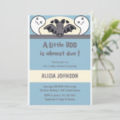 Ghost Boy Leuk Halloween Baby shower Kaart (Staand voorkant)