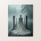 Ghost Bride beroemd gemaakt door Haunted Lake Legpuzzel (Verticaal)