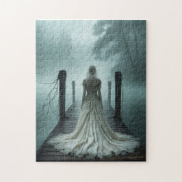Ghost Bride beroemd gemaakt door Haunted Lake Legpuzzel