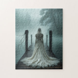 Ghost Bride beroemd gemaakt door Haunted Lake Legpuzzel