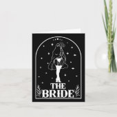 Ghost Bride Coven Gothic Halloween Wedding Bachelo Kaart (Voorkant)