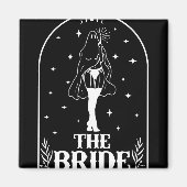 Ghost Bride Coven Gothic Halloween Wedding Bachelo Magneet (Voorkant)