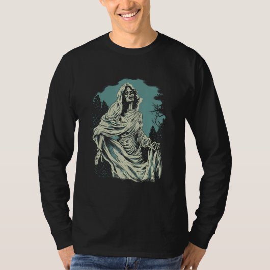 Ghost Bride La Llorona by Haunted Horror Halloween T-shirt (Voorkant)
