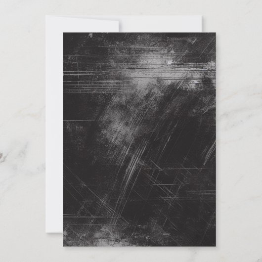 Ghost Bride Mauve Vrijgezellenfeest Kaart (Achterkant)