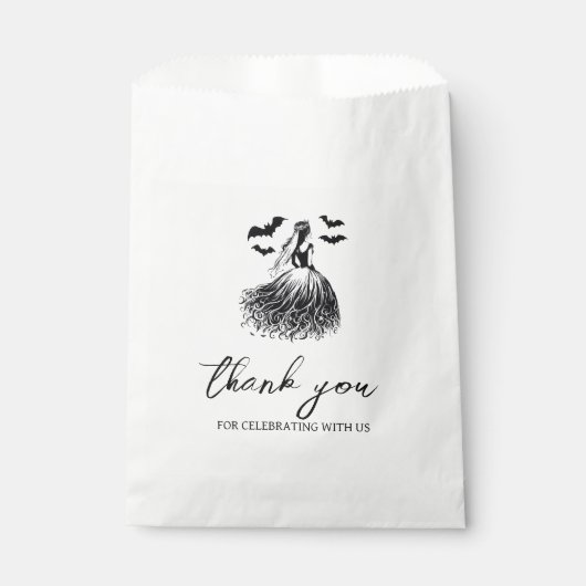 Ghost Bride Vrijgezellenfeest Bedankzakje (Voorkant)