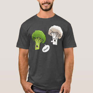 Ghost Brocolli Cauliflower Vegetable Vegetarian T-shirt