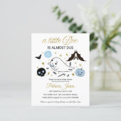 Ghost Budget Halloween Baby shower Uitnodiging (Staand voorkant)