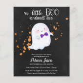 Ghost Budget Halloween Baby shower Uitnodiging (Voorkant)