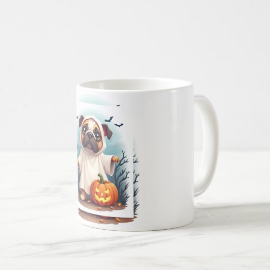 Ghost Bulldog Boo Koffiemok (Voorkant rechts)