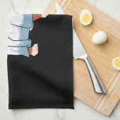 Ghost Bulldog Halloween Hond Theedoek (Quarter Fold)